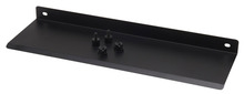 Hylde til akustikpanel 35,5 x 11 cm sort - Køb i butik